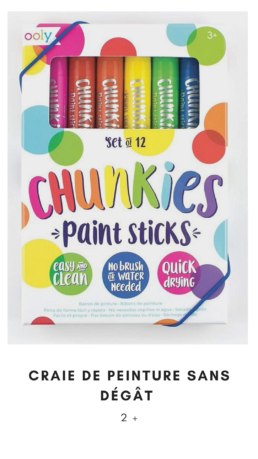 craie de peinture sans dégât chunkies