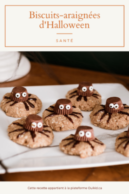 recette de biscuits pour enfant Halloween santé sans lactose