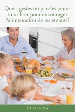 Influencer alimentation enfant bienveillance